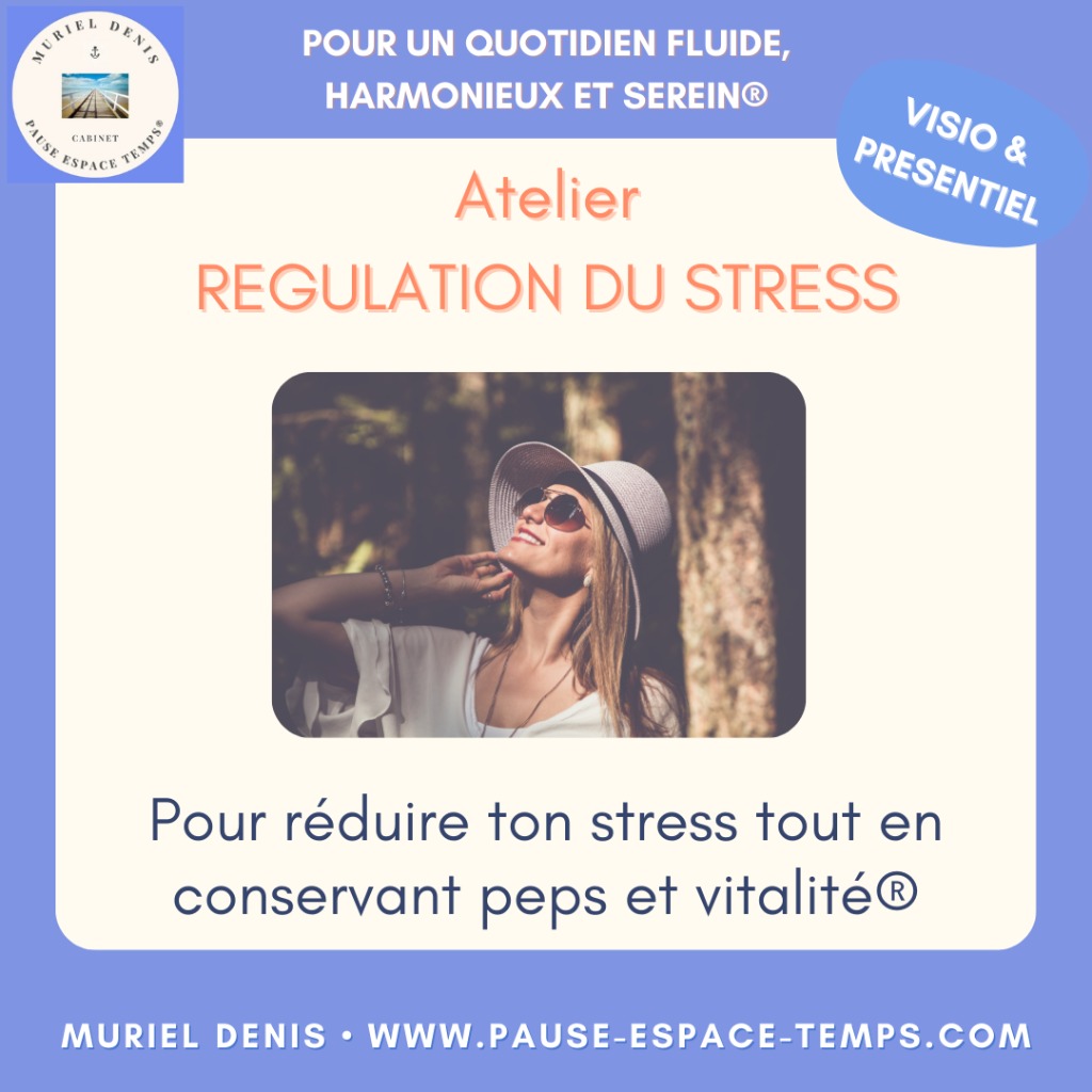 illustration Atelier REGULATION DU STRESS : "Retrouvez calme & équilibre intérieur tout en conservant peps & vitalité"®