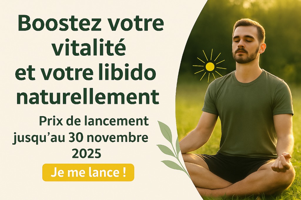 illustration Programme de naturopathie complet pour la Vitalité et la Libido masculine.
