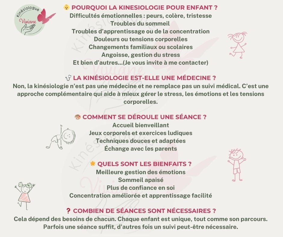 illustration La Kinésiologie pour les enfants à Piolenc proche Orange