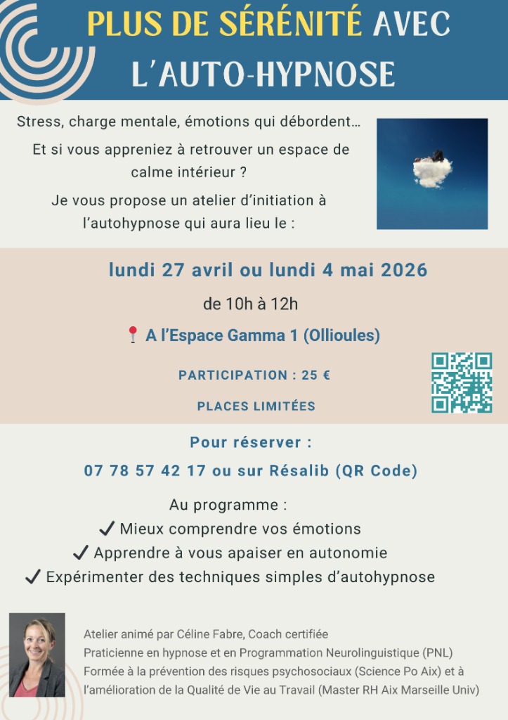 illustration Apprendre à mieux gérer les émotions 🎈 Atelier d'initiation à l'autohypnose