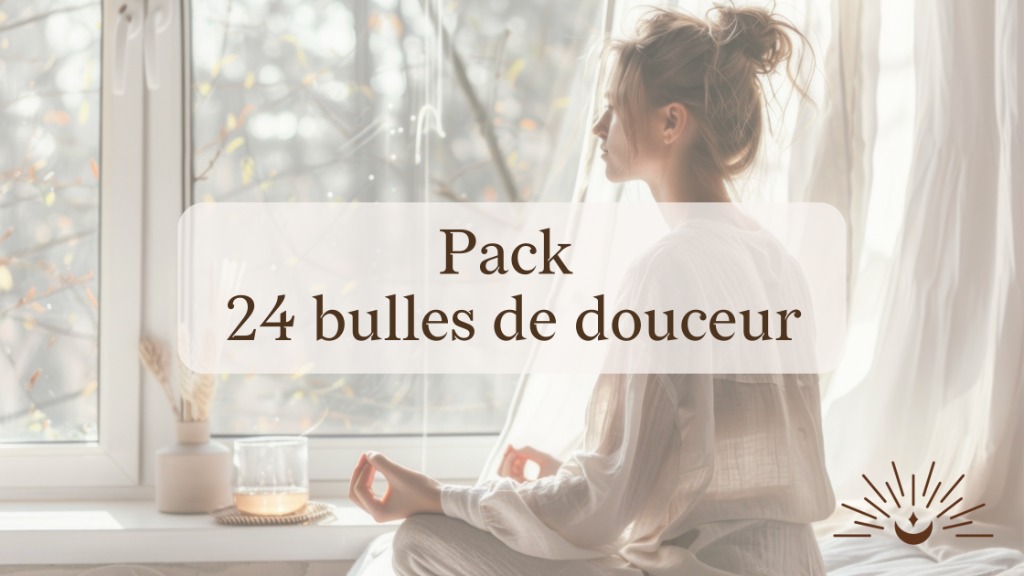 illustration Pack méditation & relaxation : 24 Bulles de douceur