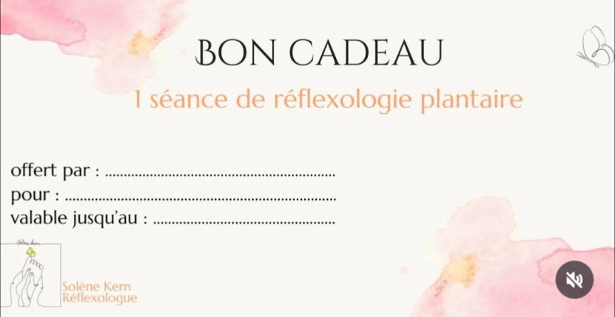 illustration Offre de la fête des mères - Réflexologie plantaire