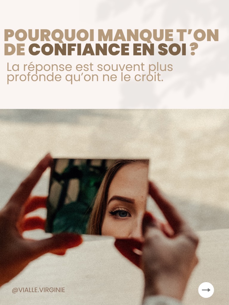 illustration Pourquoi manque t'on de confiance en soi?
