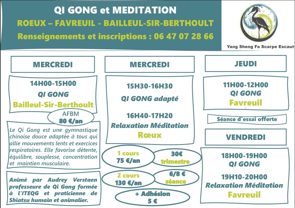 illustration Cours collectifs de Qi Gong