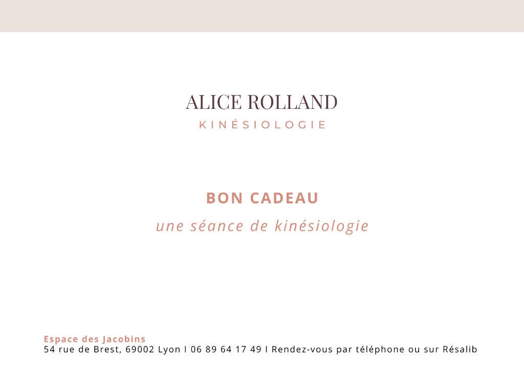 illustration ✨ Bon cadeau : offrir une séance de kinésiologie ✨