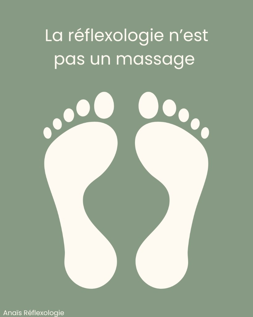 illustration La réflexologie n'est pas un massage