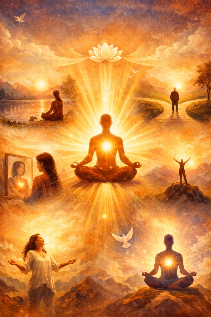 illustration La lumière de la connaissance de soi