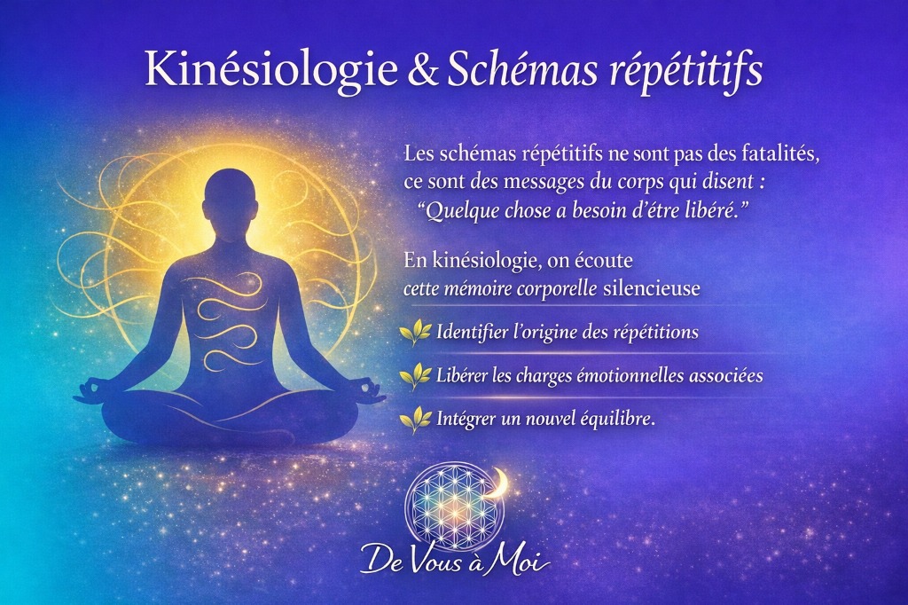 illustration Sortir des schemas répétitifs grâce à la kinésiologie