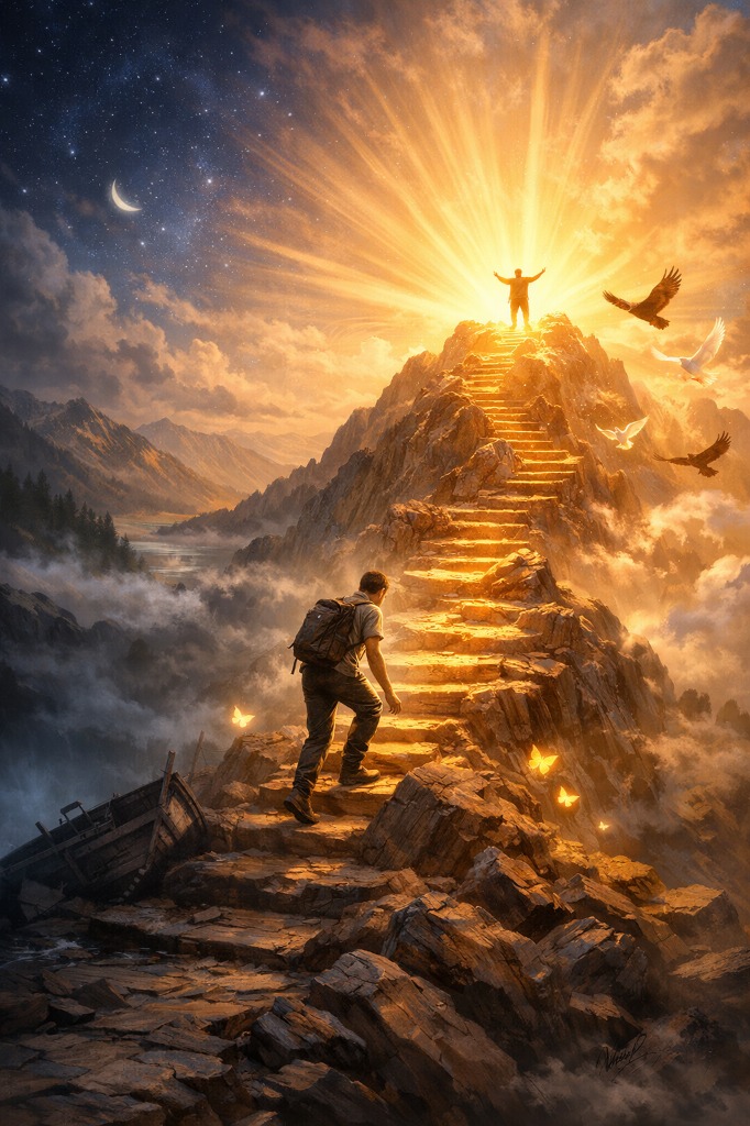 illustration Échouer pour réussir : quand les détours de la vie deviennent des chemins de lumière