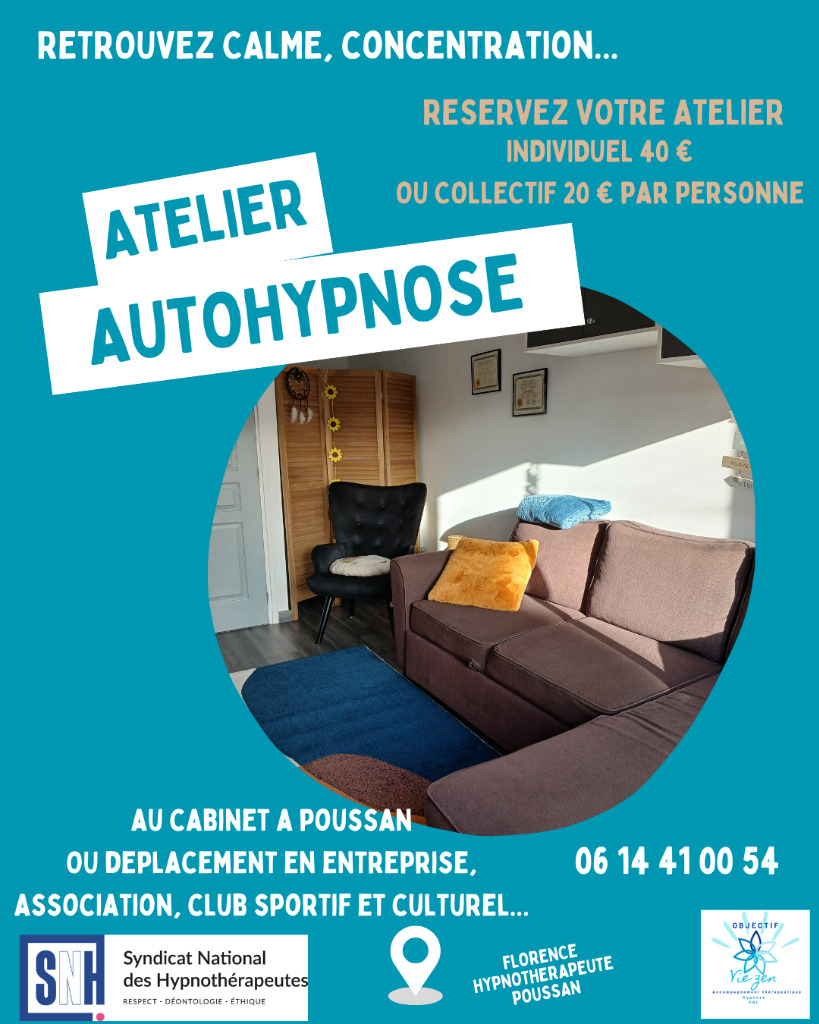 illustration Atelier Auto hypnose Individuel ou collectif