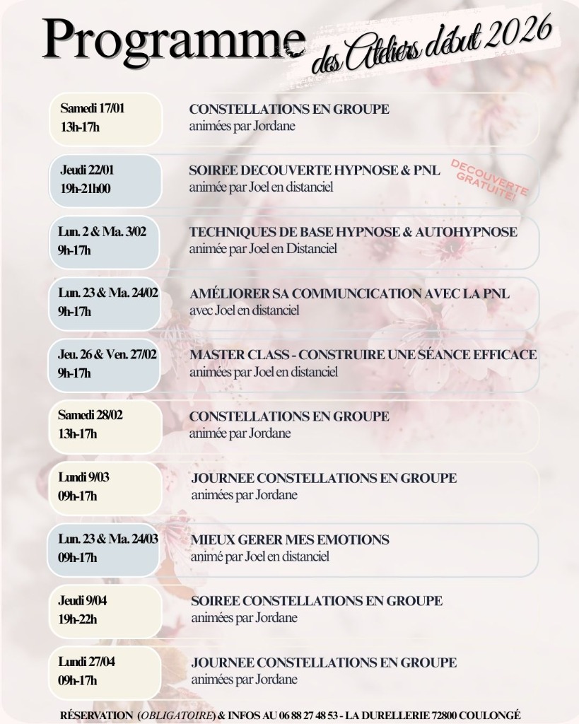 illustration Programme début 2026