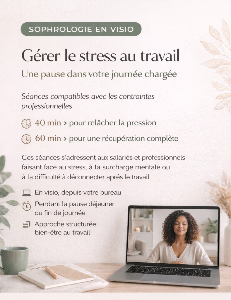 illustration Nouvelle offre - Sophrologie & gestion du stress professionnel (en visio)