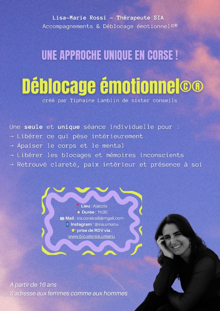 illustration Nouveau ! Déblocage émotionnel en Corse