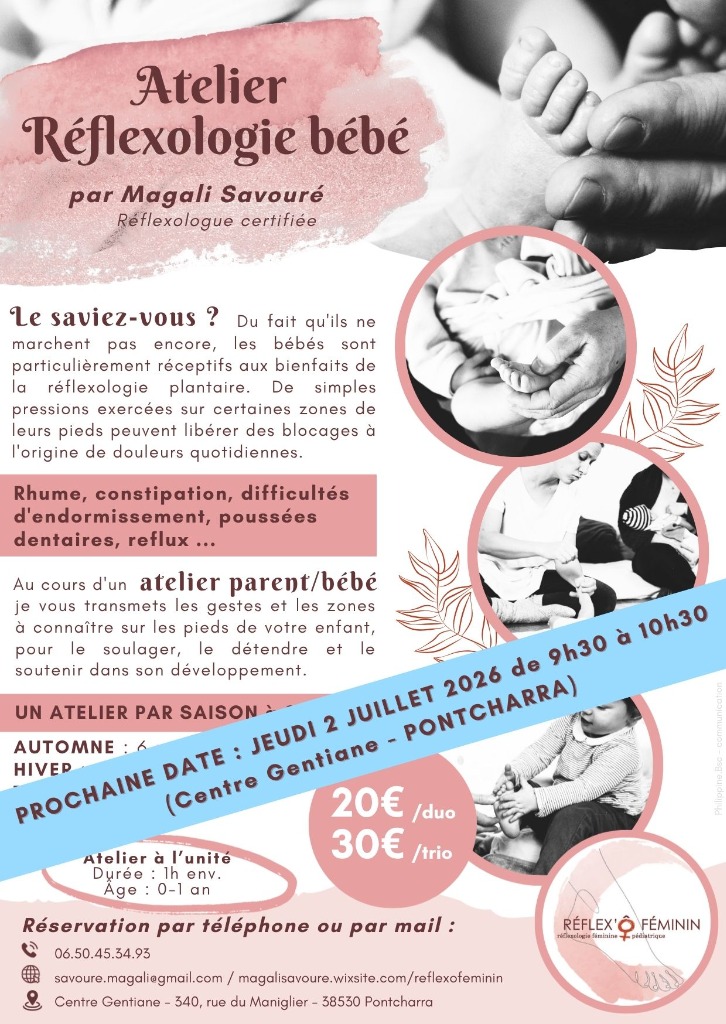 illustration Atelier Réflexologie Parent.s/Bébé