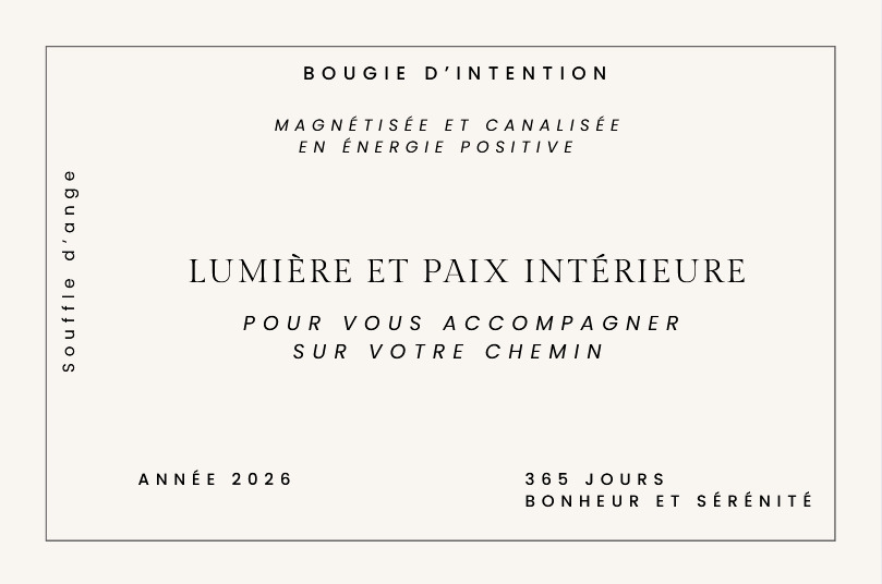 illustration Bougie d'intention   magnétisé et canalisé en belles énergies