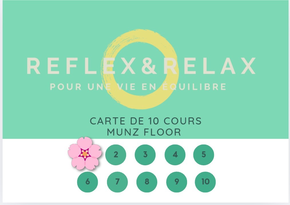 illustration Carte de 10 cours collectifs de MUNZ FLOOR® en visio ou présentiel