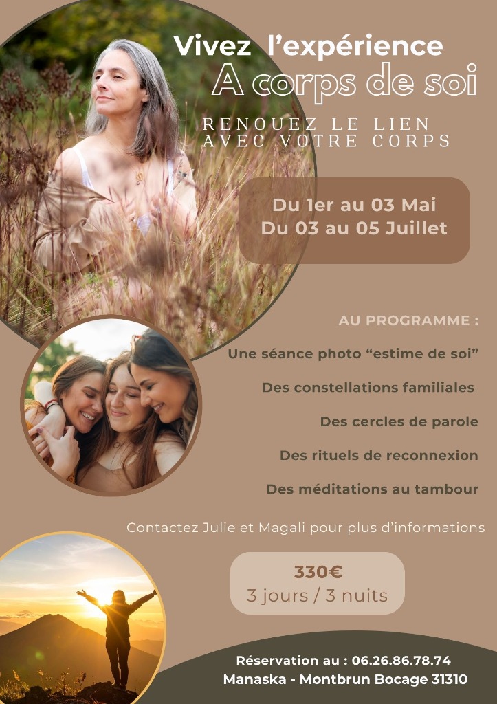 illustration Retraite "A Corps de Soi" du 3 au 5 juillet 2026