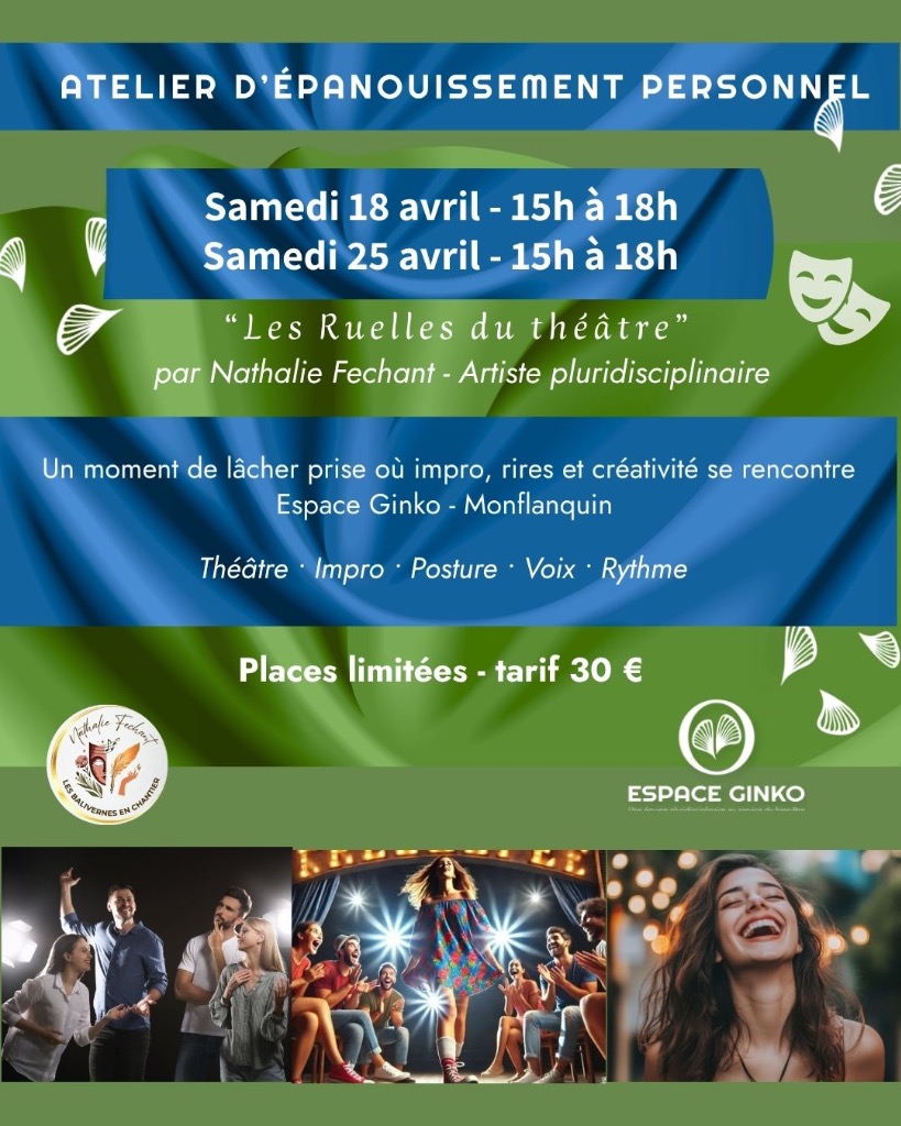 illustration Atelier d'épanouissement personnel "Les ruelles du théâtre"