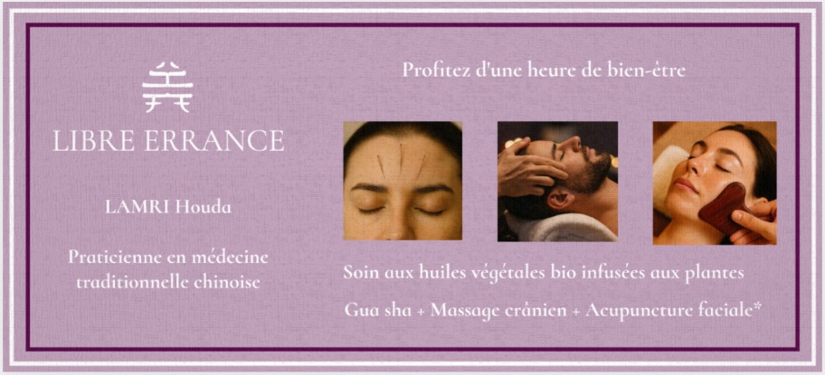 illustration Soin traditionnel chinois: Visage, cou et crâne