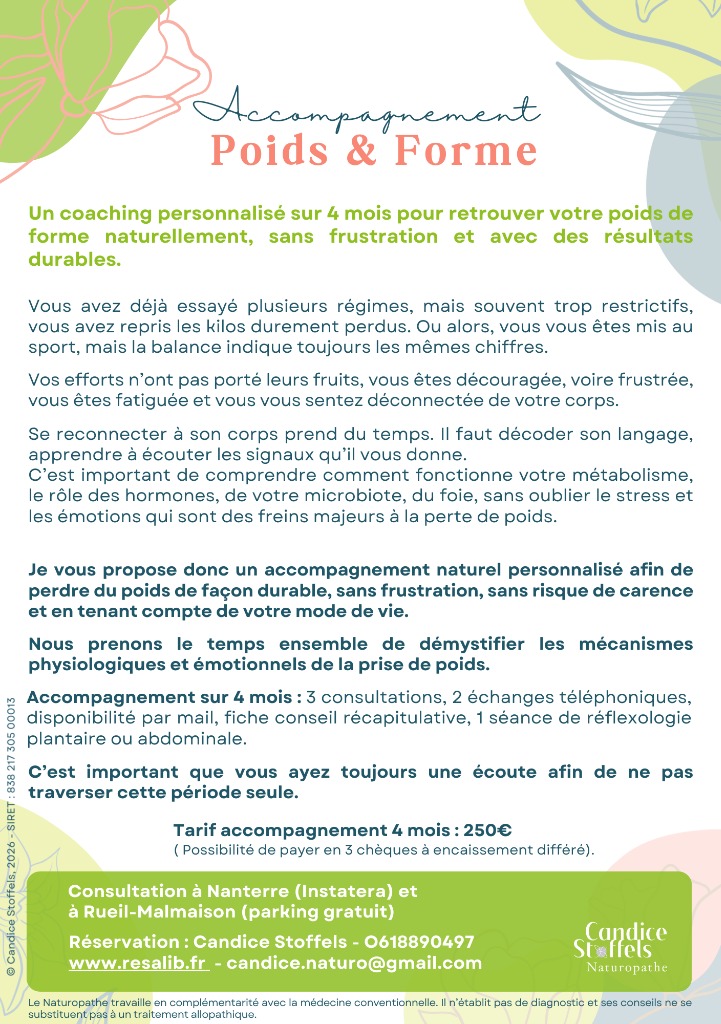 illustration Coaching personnalisé Poids & Forme sur 4 mois