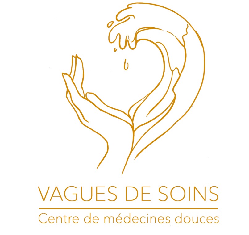 illustration Vagues de Soins, centre de médecines douces à Granville