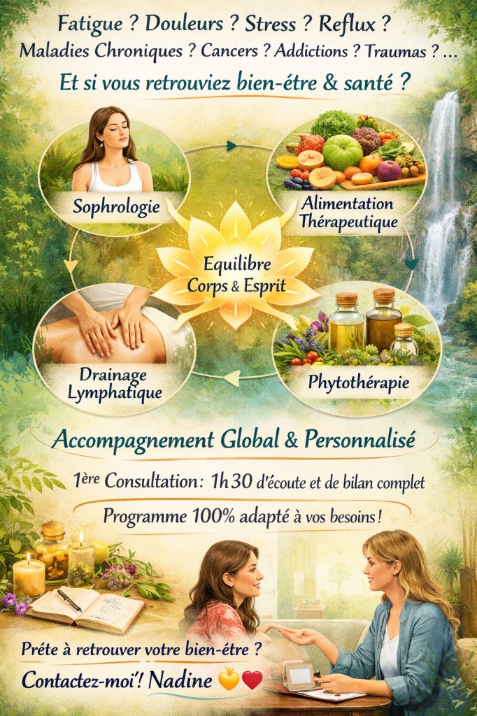 illustration 🚩 Fatigue ? douleurs ? baisse de moral? reflux gastriques ? maladies chroniques ? cancers ? addictions ? traumas ? etc...