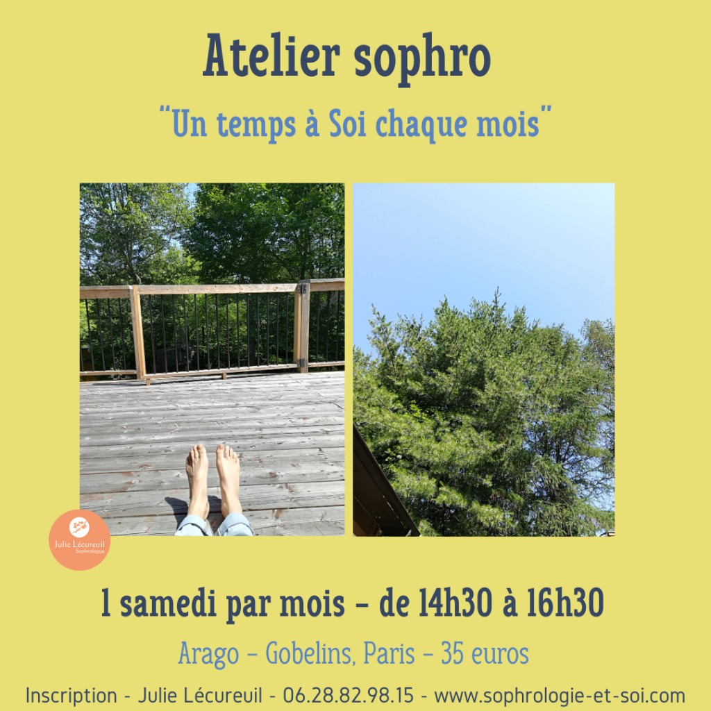 illustration Atelier Mensuel - Sophrologie au quotidien - Samedi 14 février sur le thème de l'audace !