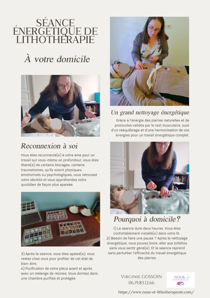 illustration Séance énergétique de lithothérapie