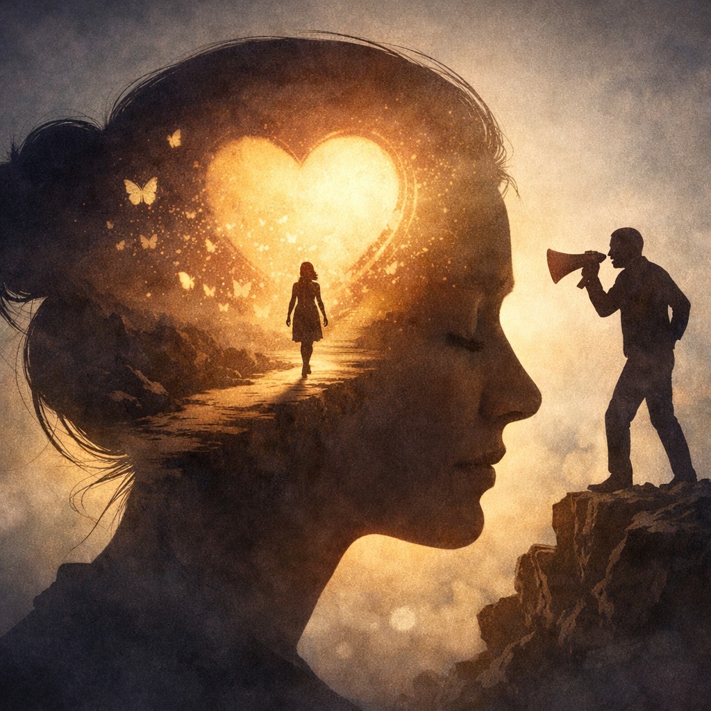 illustration Cette voix intérieure qui ne lâche rien…