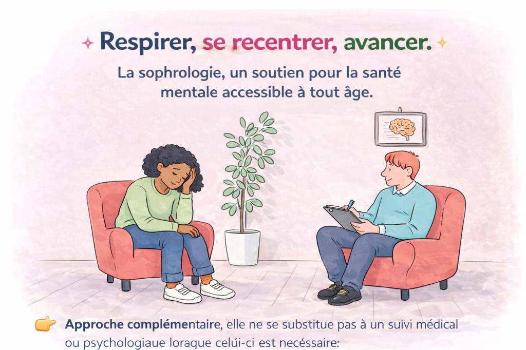 illustration Santé mentale et sophrologie