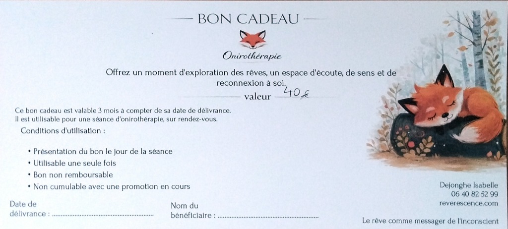 illustration Bon cadeau 🎁