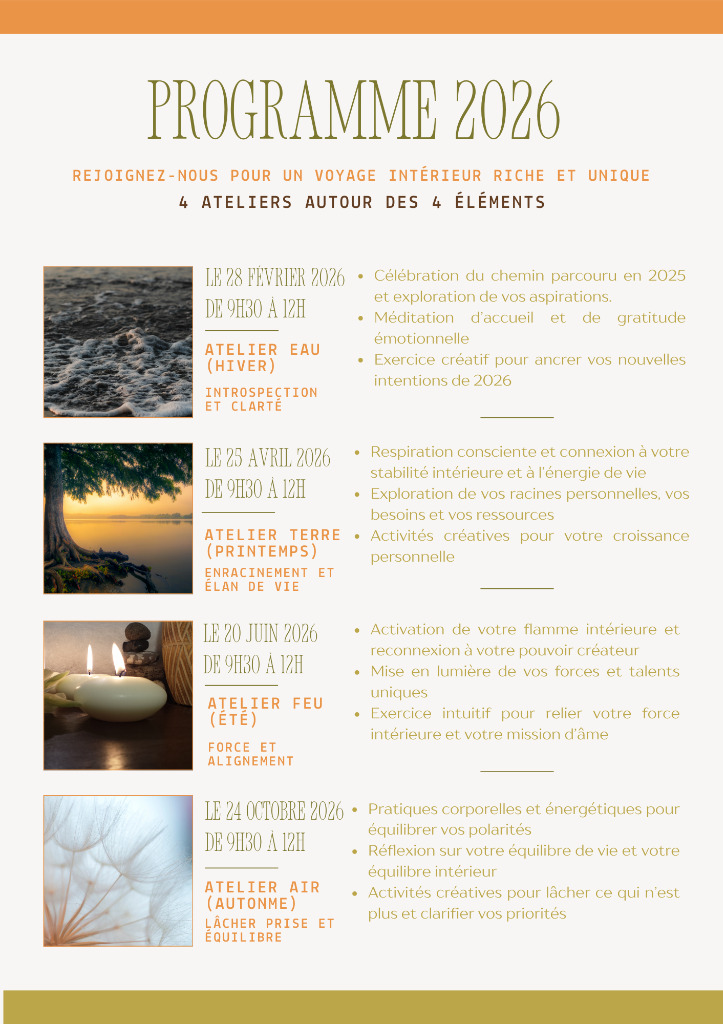 illustration 🌿 PROGRAMME RETOUR À SOI – 4ᵉ ÉDITION (2026)