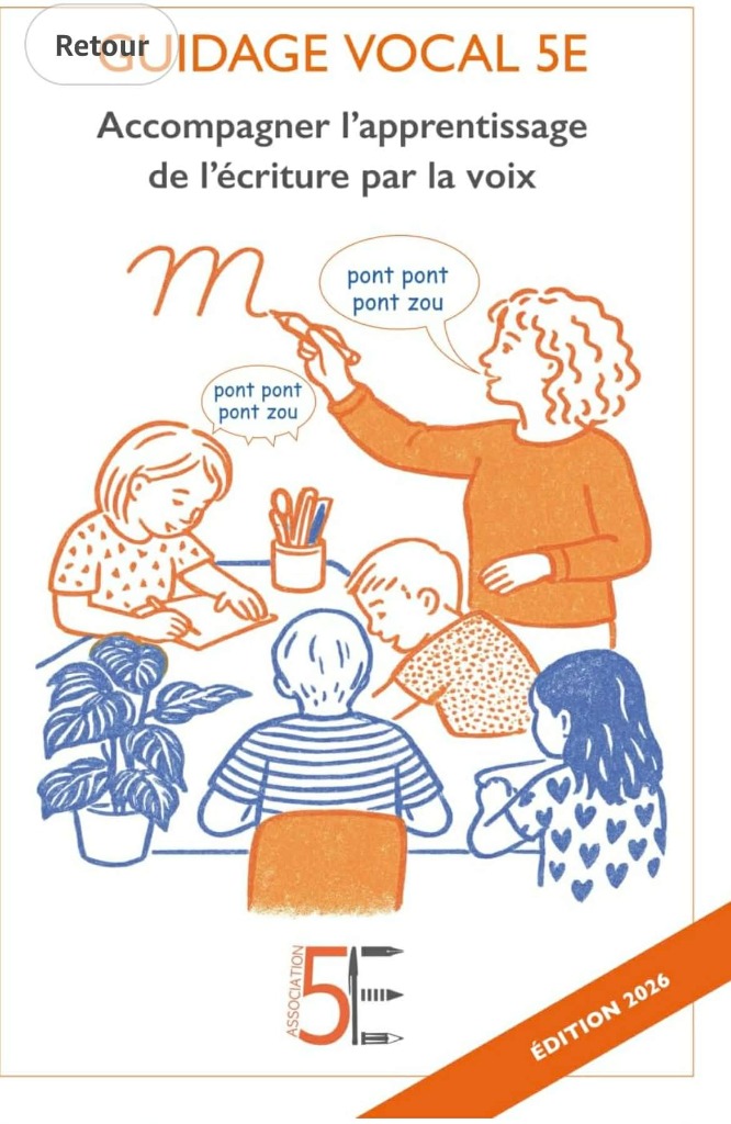 illustration Guidage vocal pour l'apprentissage de l'écriture