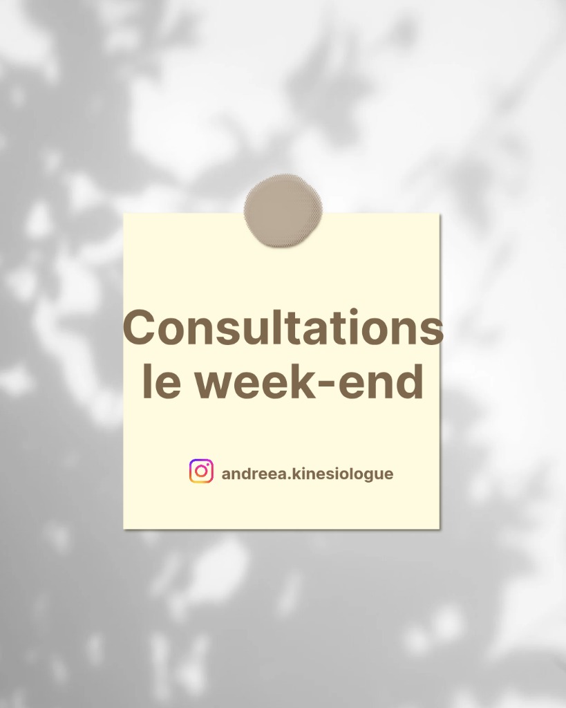 illustration Pas le temps en semaine ? Le week-end,c'est possible