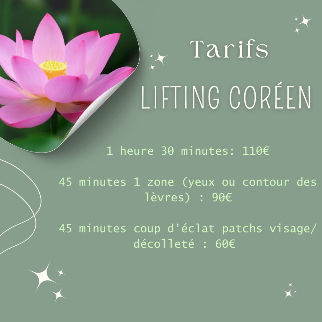 illustration Tarif lifting coréen