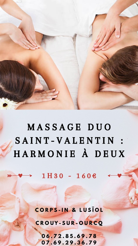 illustration Massage en Duo pour la St-Valentin