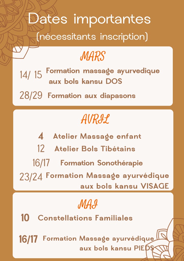 illustration Les prochaines dates