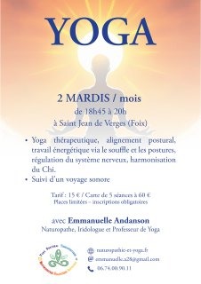 illustration cours de YOGA