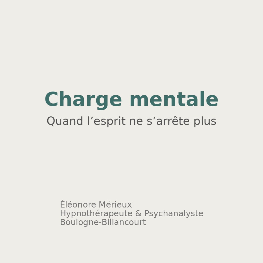 illustration Charge mentale : quand l’esprit ne s’arrête plus