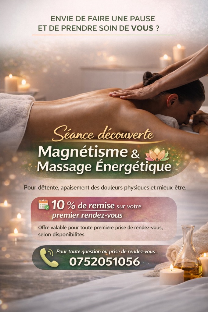 illustration Première séance découverte – Magnétisme et massage énergétique