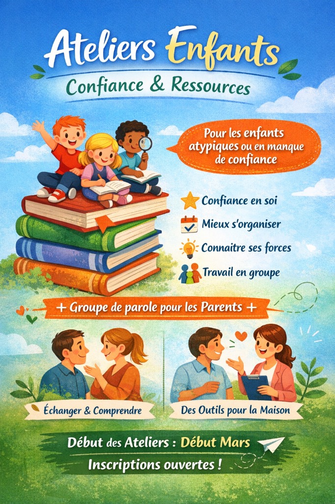 illustration Atelier, enfants, ressources et confiance