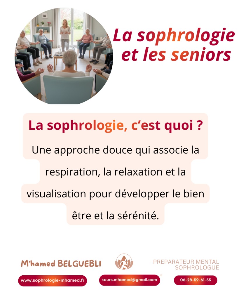 illustration La sophrologie et les seniors