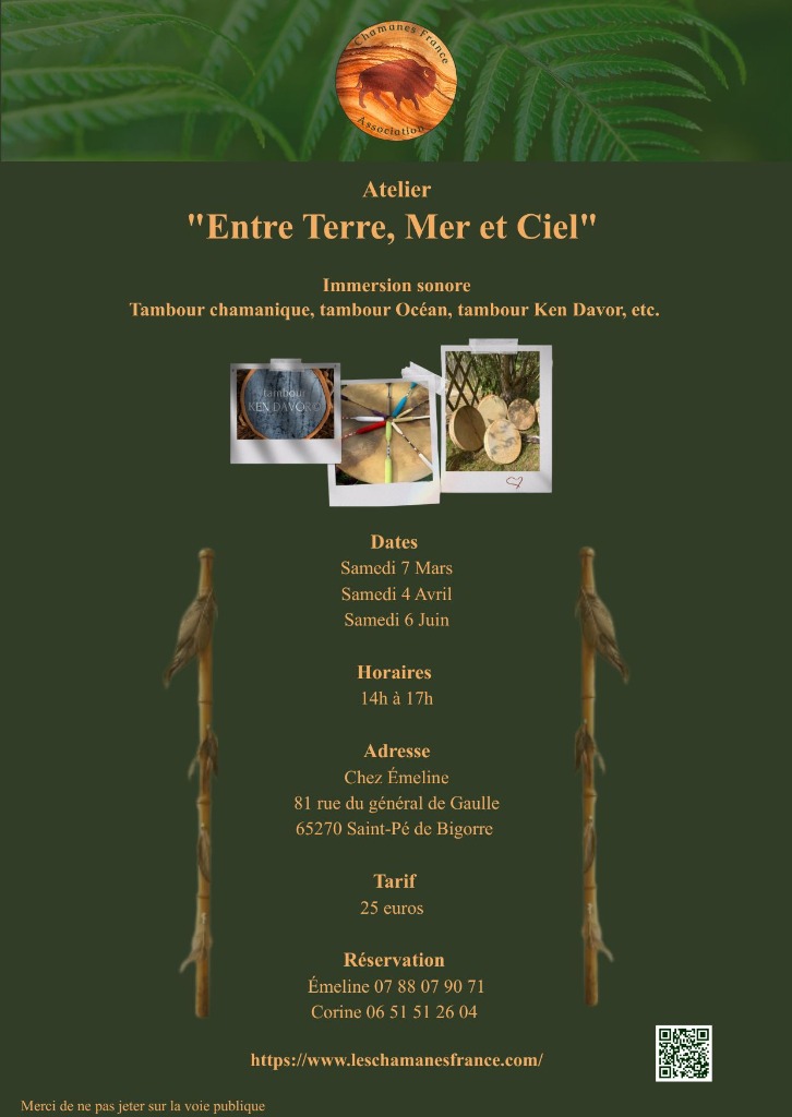 illustration Immersion sonore entre " Terre, Mer et Ciel"