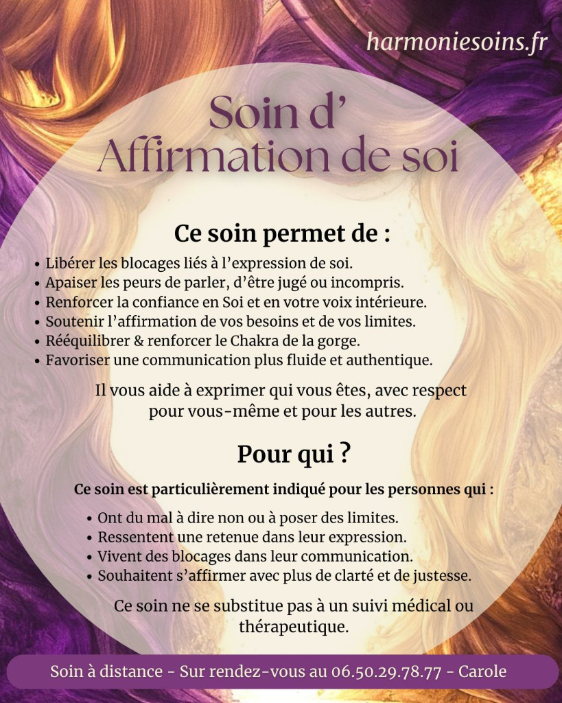 illustration Soin d'Affirmation de Soi