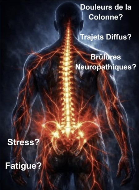 illustration Lombalgie et douleurs Neuropathiques.