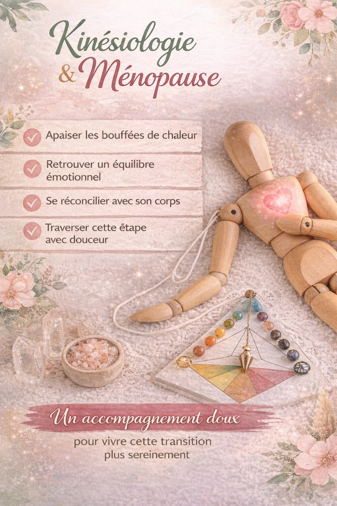 illustration Kinesiologie et Ménopause