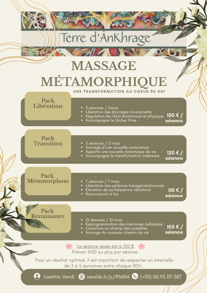 illustration Massage Métamorphique - Pour un retour à soi