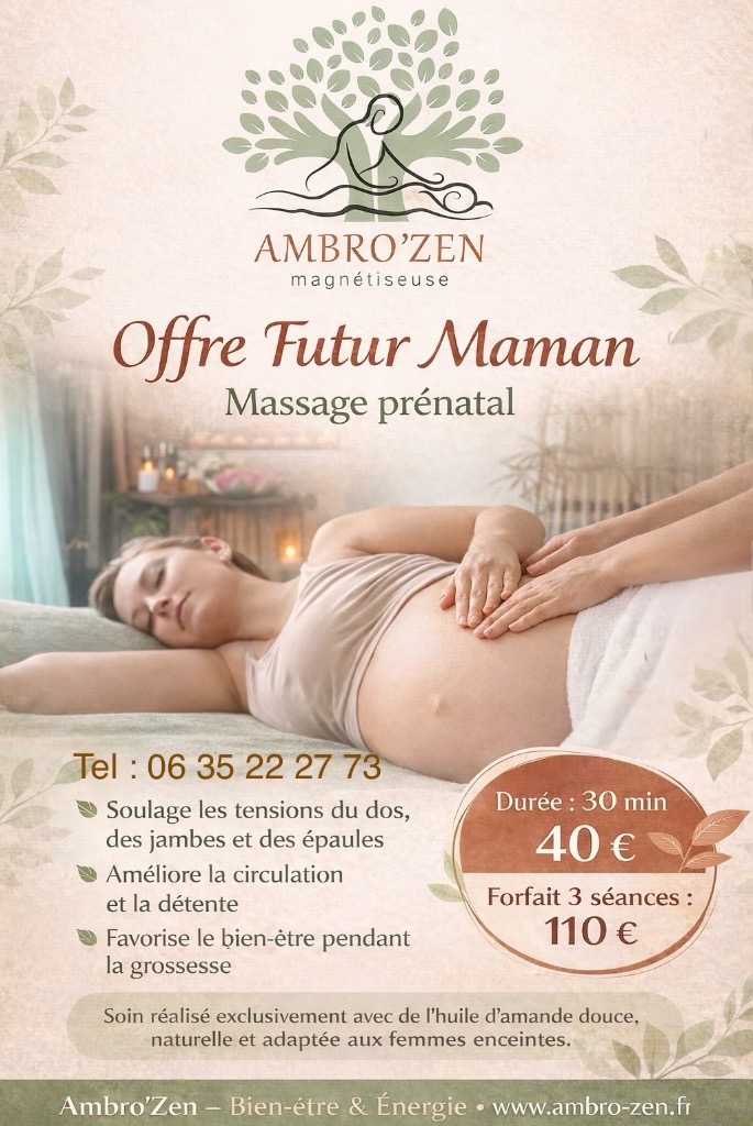 illustration Massage prénatal