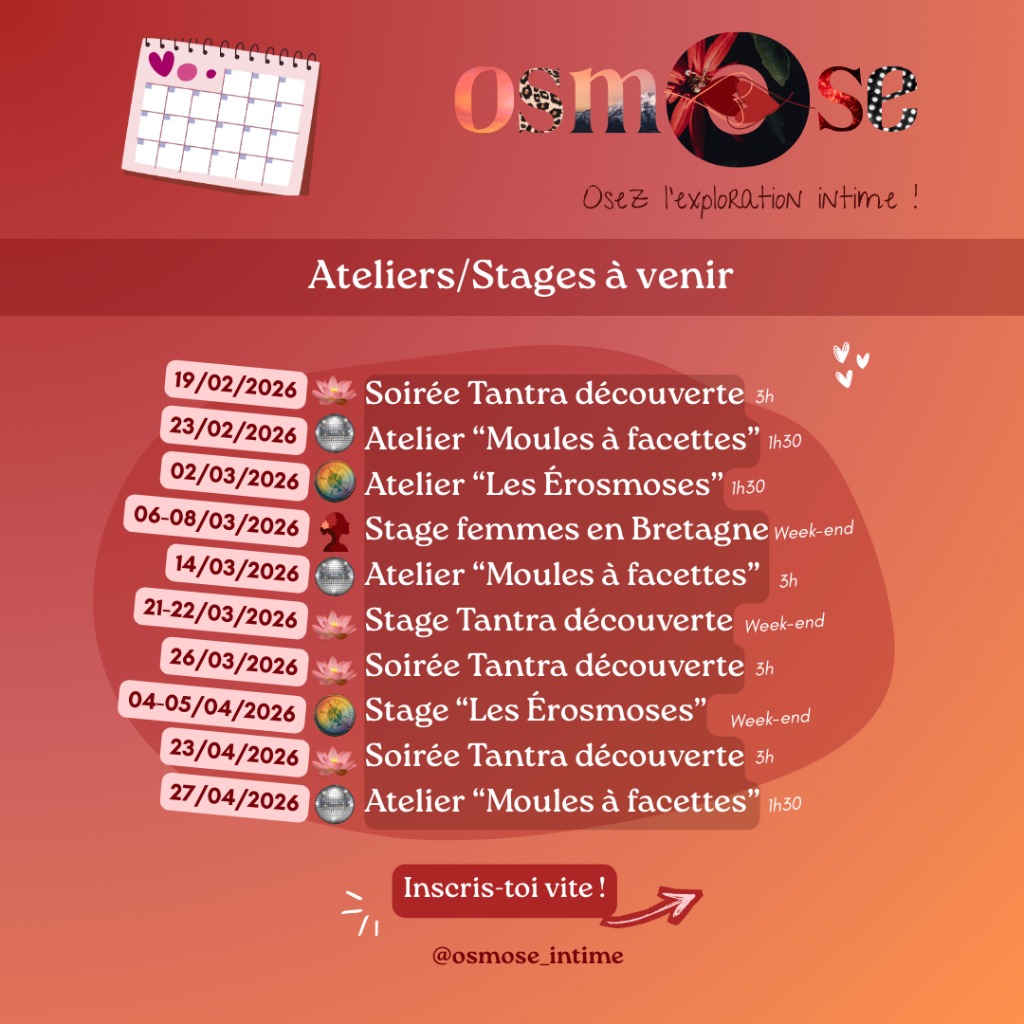 illustration osmOse, Osez l'exploration intime ! Ateliers et stages avec Jenny Kearsley