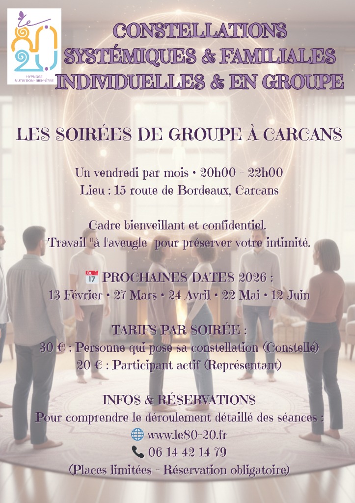 illustration Soirée constellation systémique et familiale en groupe